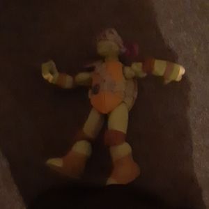 Ninja turtle & clear soccer ball